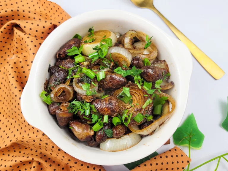 Receita de Coração de galinha frito