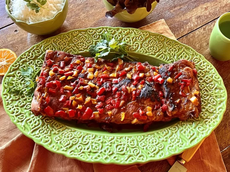 Receita de Costelinha suína assada simples