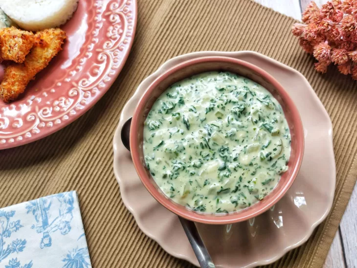 Receita de Creme de espinafre