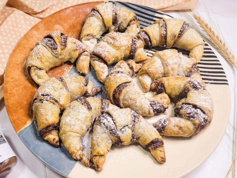 Receita de Croissant com massa folhada