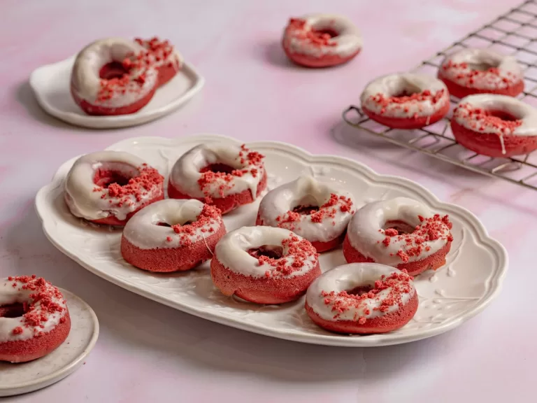 Receita de Donuts red velvet