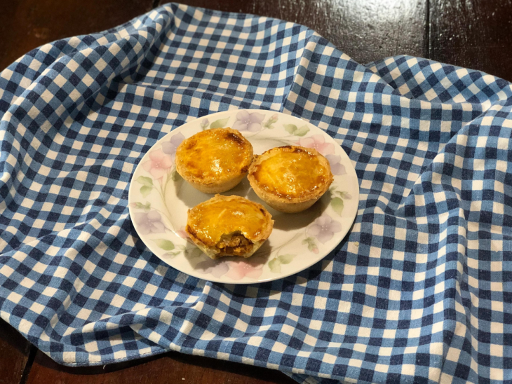 Empadinha de frango com Catupiry