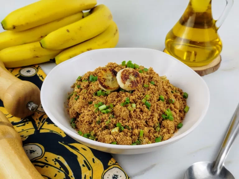 Receita de Farofa de banana simples
