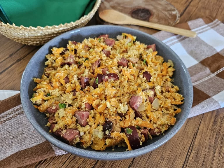 Receita de Farofa de cenoura
