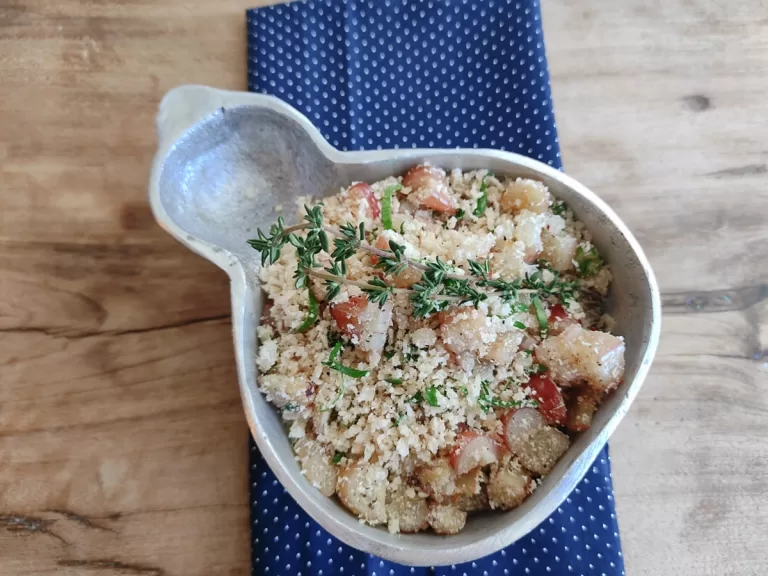 Receita de Farofa de pinhão simples