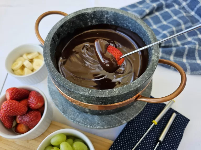 Receita de Fondue de chocolate