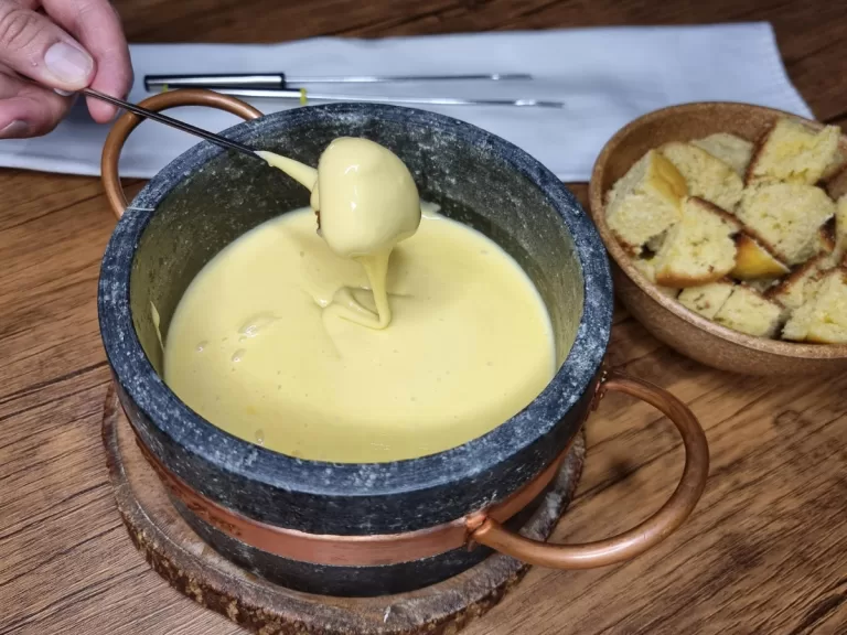 Receita de Fondue de queijo