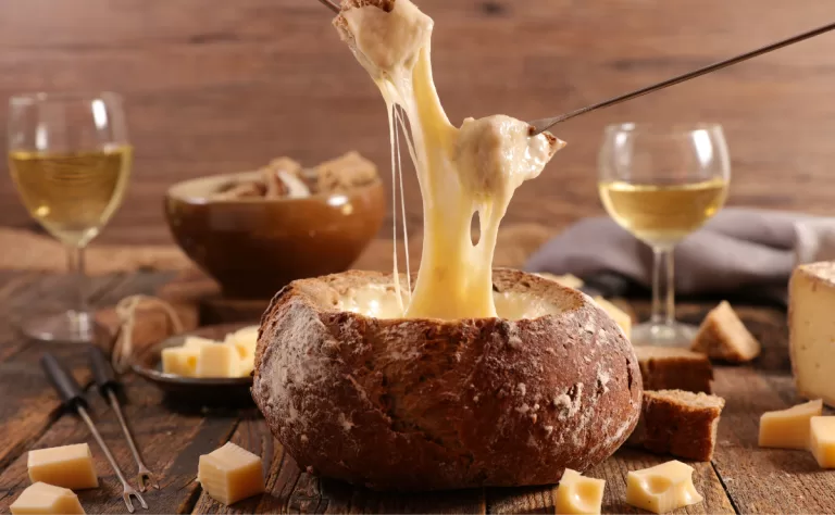 Receita de Fondue no pão