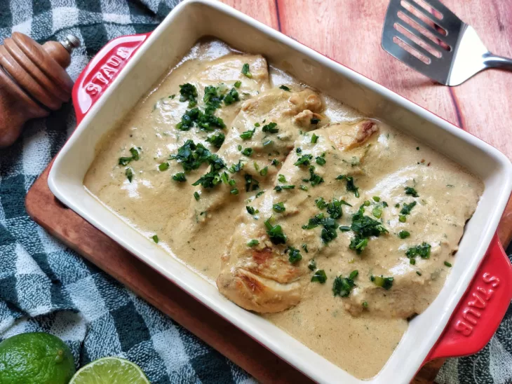 Receita de Frango com creme de leite simples