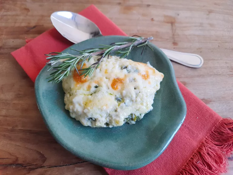 Receita de Gratinado de espinafre cremoso