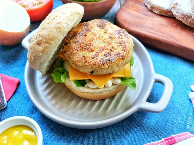 Receita de Hambúrguer de frango simples