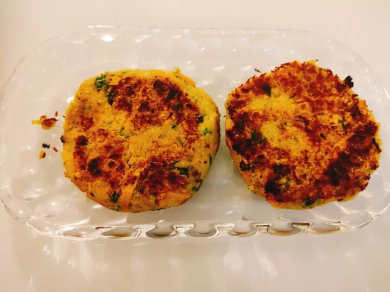 Receita de Hambúrguer de grão-de-bico fácil