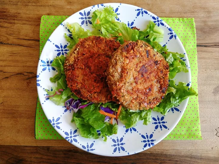 Receita de Hambúrguer de lentilha fácil
