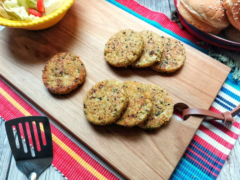 Receita de Hambúrguer de quinoa