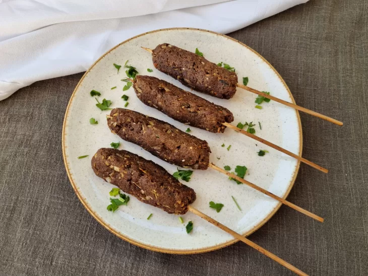 Receita de Kafta de forno vegana