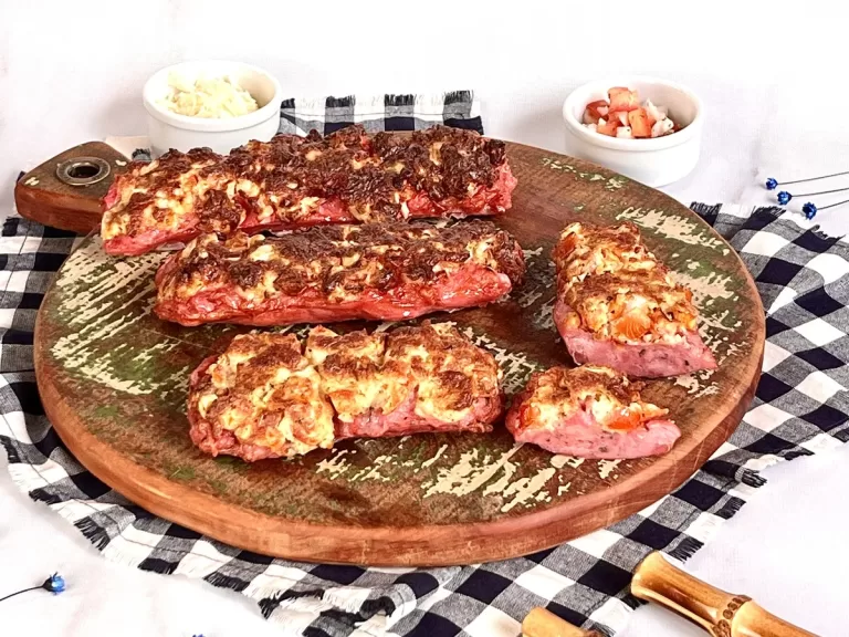 Receita de Linguiça recheada na airfryer