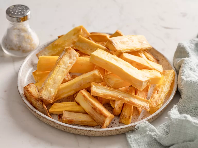 Receita de Mandioca frita na air fryer