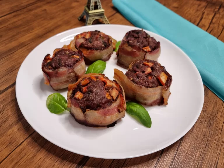 Receita de Medalhão de carne moída com bacon