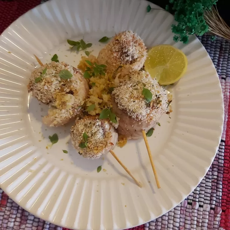 Receita de Merluza enroladinha