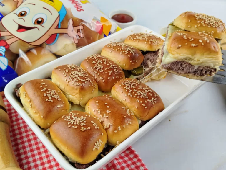 Receita de Minicheeseburguer no forno