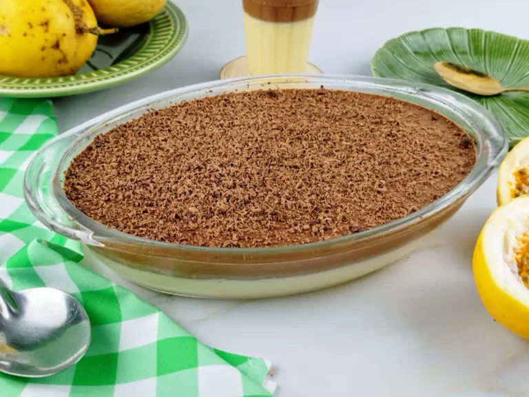 Receita de Mousse de chocolate e maracujá