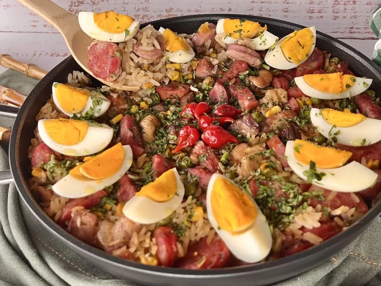 Receita de Paella caipira