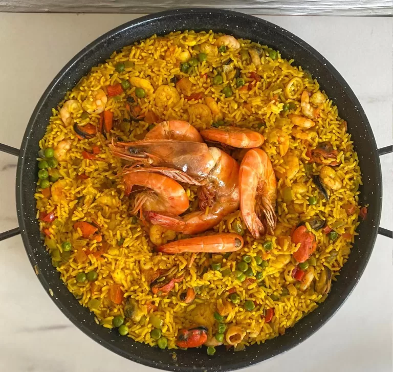 Receita de Paella de frutos-do-mar