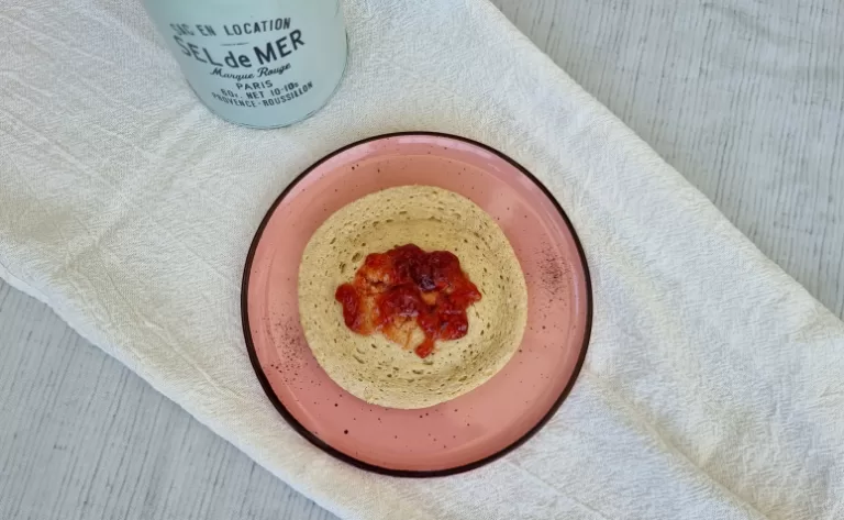 Receita de Pão de aveia e iogurte de micro-ondas
