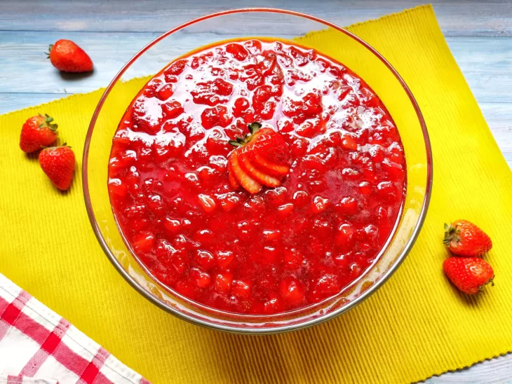 Receita de Pavê de morango