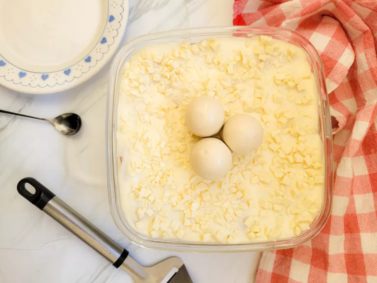 Receita de Pavê simples de chocolate branco