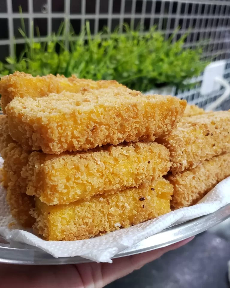 Receita de Polenta frita com Panko