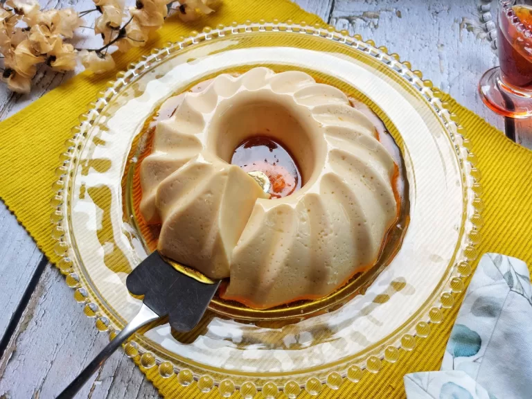 Receita de Pudim de doce de leite sem forno