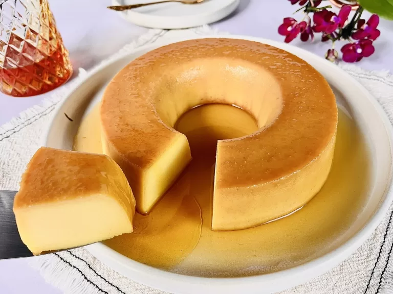 Receita de Pudim de pão de liquidificador