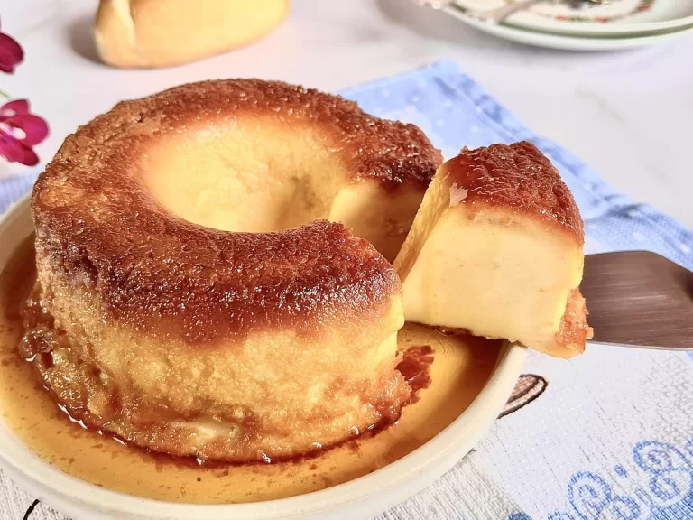 Receita de Pudim de pão na air fryer