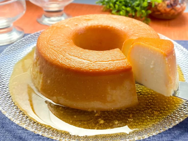 Receita de Pudim sem ovo