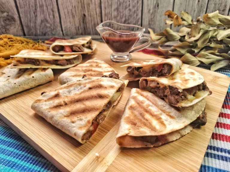 Receita de Quesadilla de carne