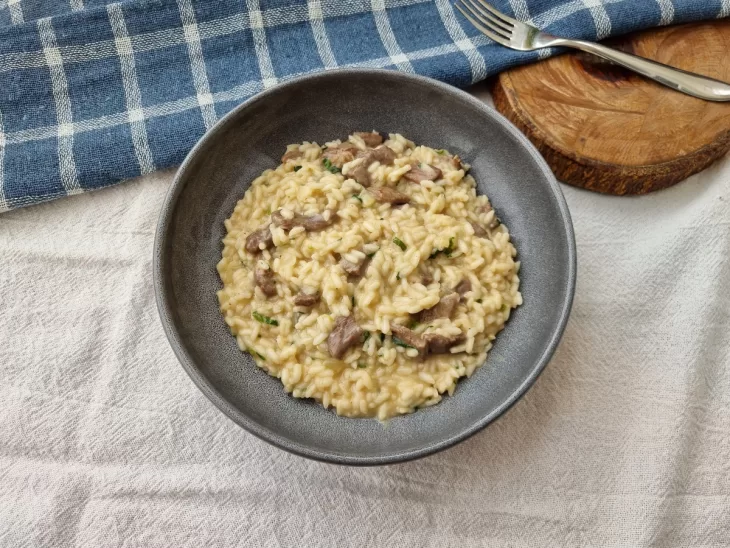 Receita de Risoto de filé-mignon