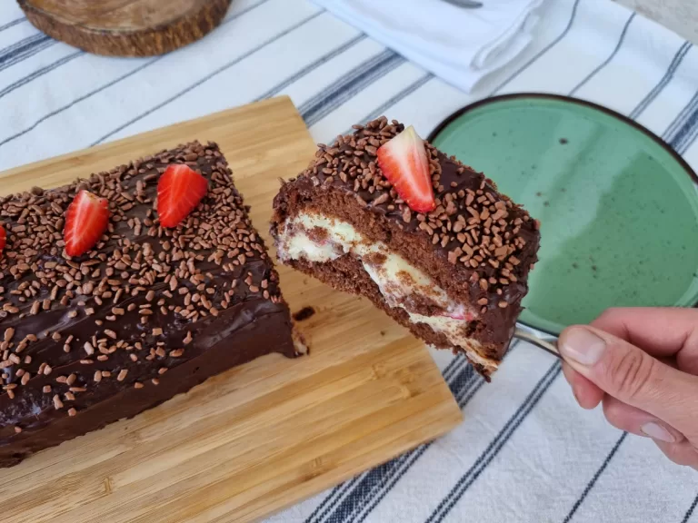 Receita de Rocambole de chocolate