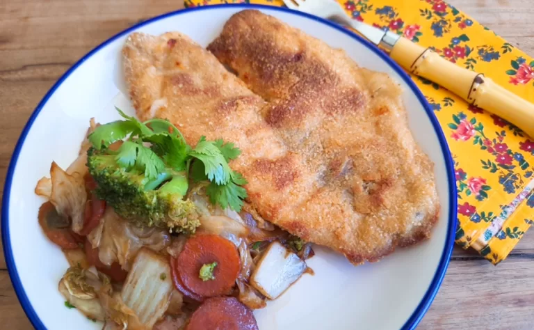 Receita de Saint Peter empanado na air fryer