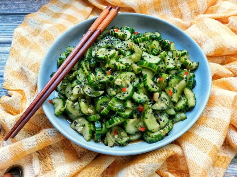 Receita de Salada coreana de pepino