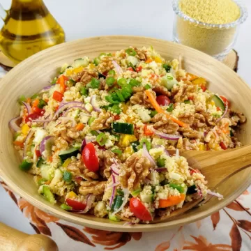 Salada de cuscuz marroquino
