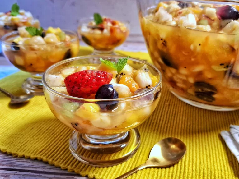 Receita de Salada de frutas simples