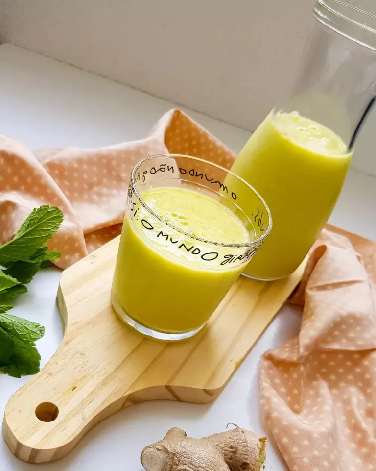 Receita de Smoothie de manga com hortelã