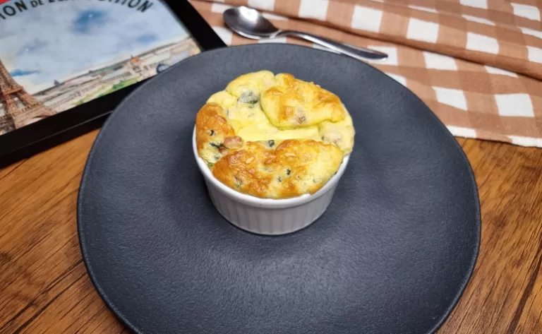 Receita de Suflê de espinafre com bacon