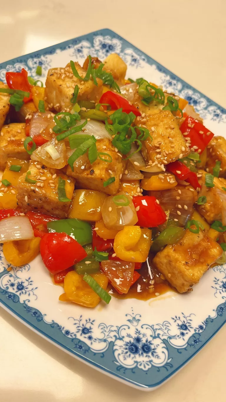 Receita de Tofu agridoce