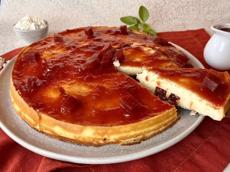 Receita de Torta de ricota com goiabada